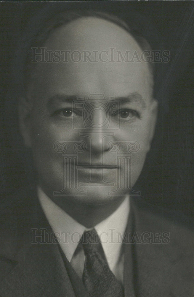 1937 Press Photo David J. Main, St. Lukes Hospital - Historic Images