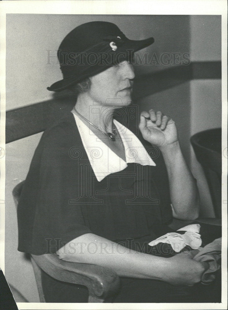 1934 Press Photo &quot;Katherine, Witness in the Doke Trial&quot; - Historic Images