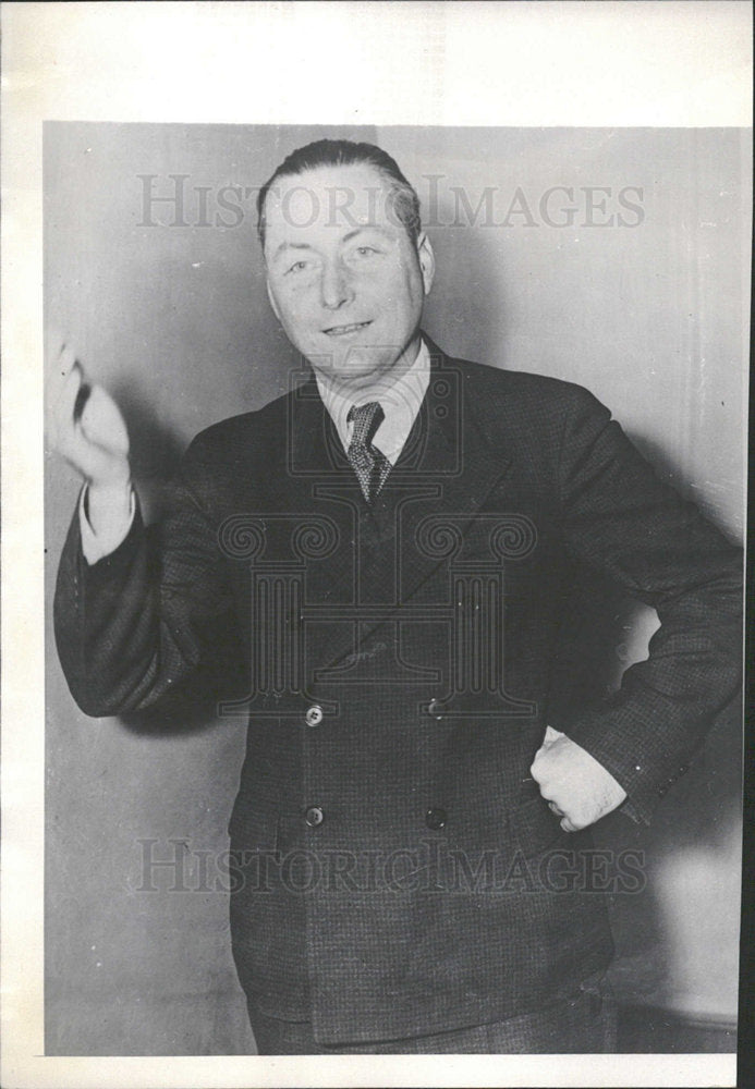 Press Photo C. Lloyd Fisher Defense Attorney - Historic Images