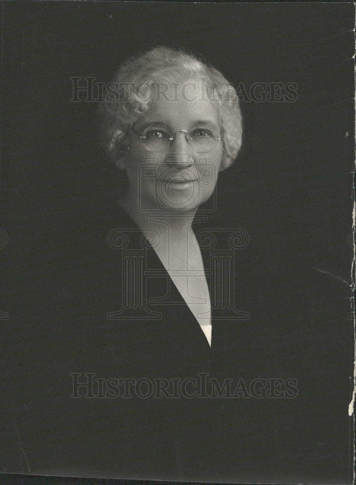1933 Press Photo Mrs. A.G. Fish President  Women Club - Historic Images