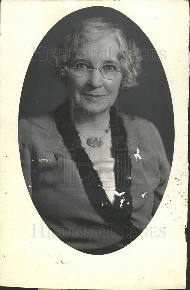 1932Press Photo Mrs. G.A.Fish Hon.Pres.Home Garden Club - Historic Images