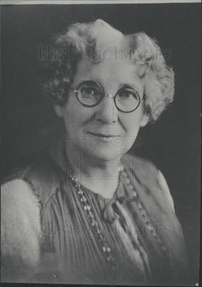 1934 Press Photo Mrs. A. G. Fish Denver Socialite  - Historic Images