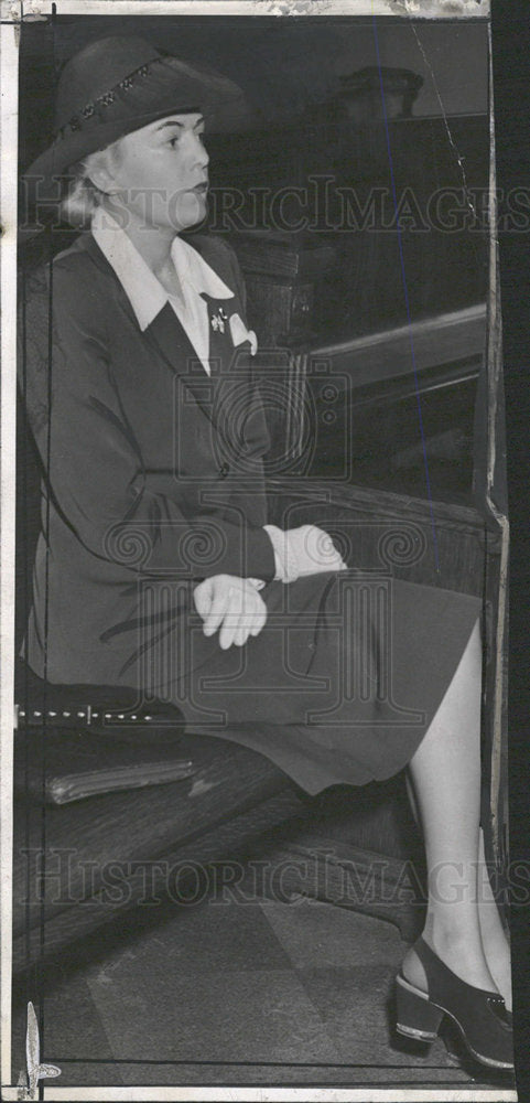 1942 Press Photo Margaret S. Liebhardt Denver Socialite - Historic Images