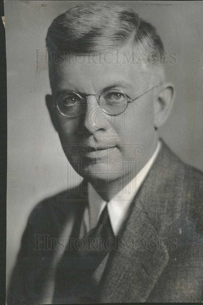 1935 Press Photo Dr. Harold Dodds President Princeton - Historic Images