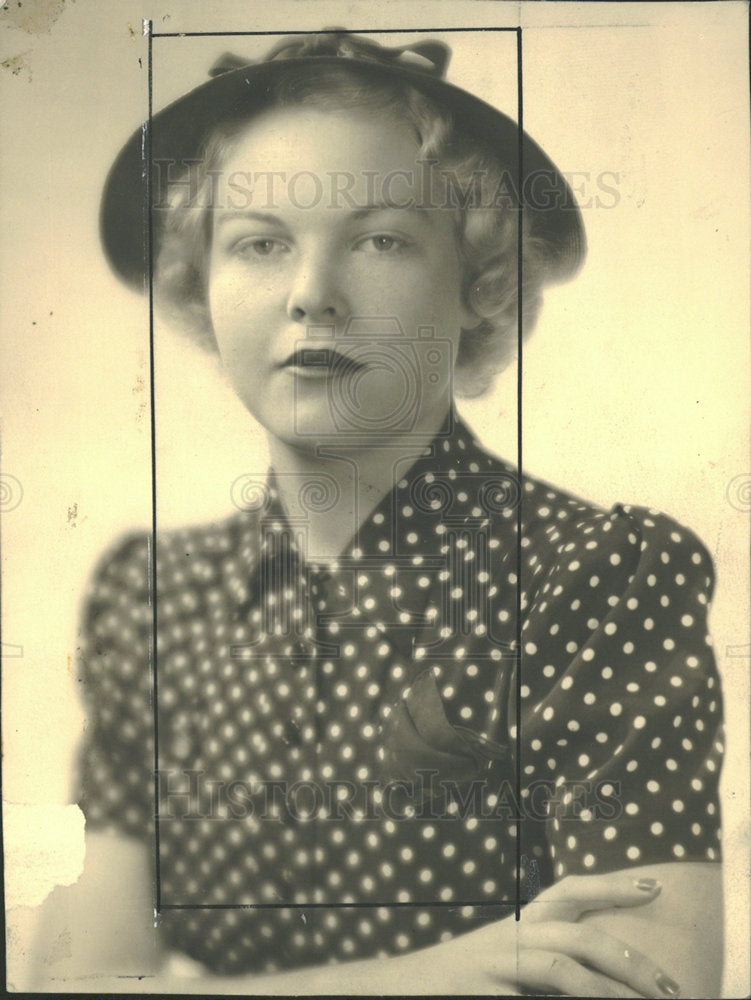 1940 Press Photo Miss Anne Evans Social Worker - Historic Images