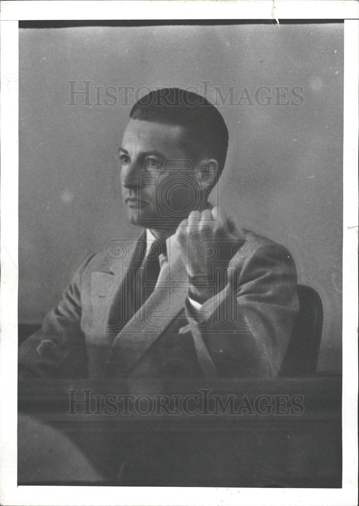 Press Photo Walter W. Emerson/Author/Sportsman/Divorce - Historic Images