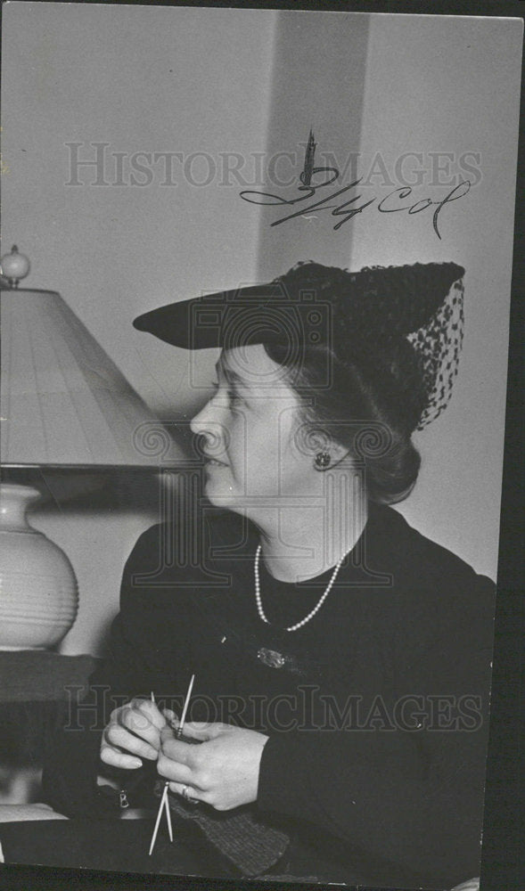1941 Press Photo Mrs HF Klock - Historic Images