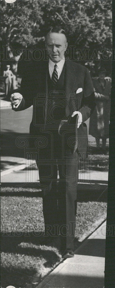 Press Photo Clarence Campbell/National Hockey League - Historic Images