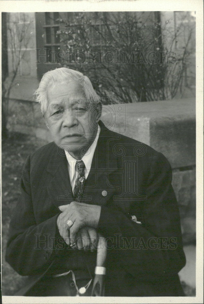 1932 Press Photo Edward D. Cahota Indian Fighter  - Historic Images