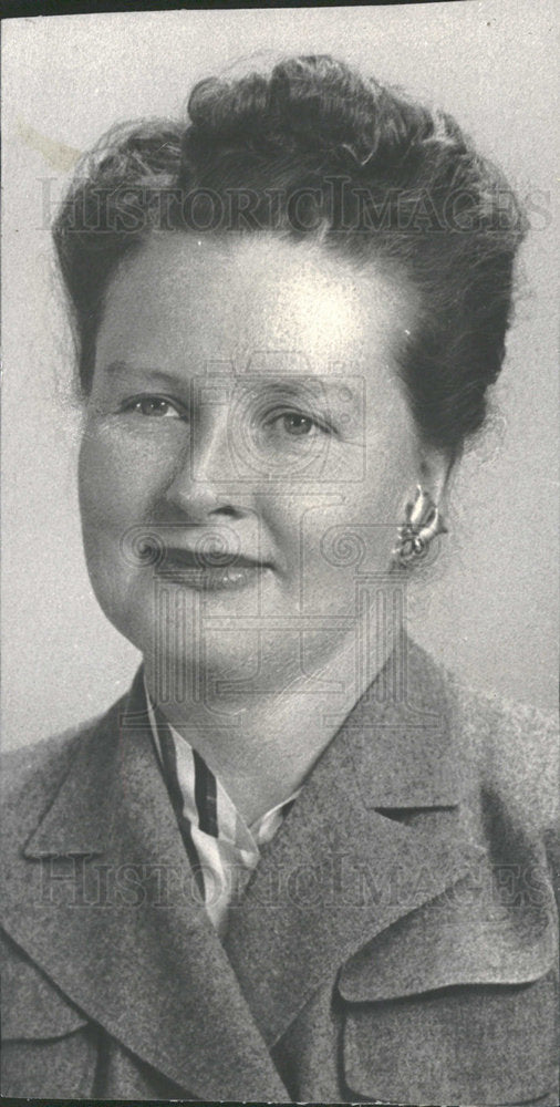 Press Photo Mrs. Roger Mead - Historic Images