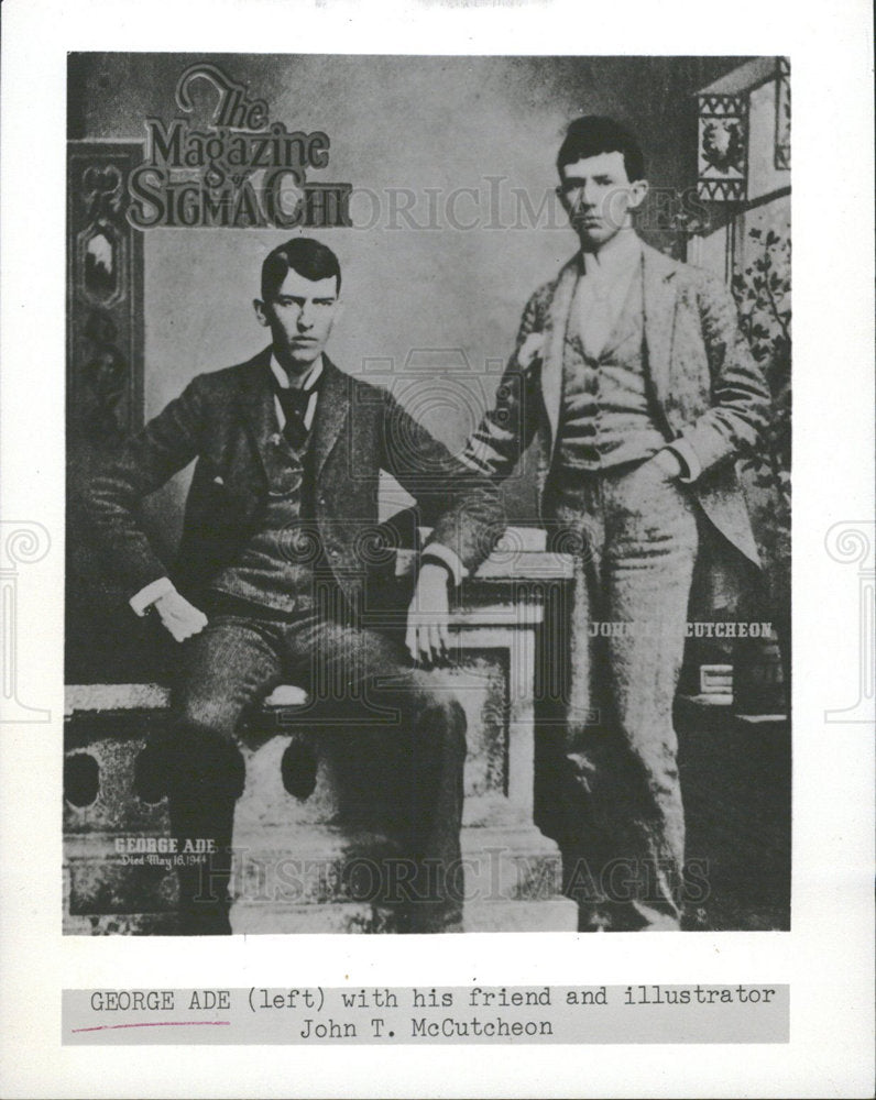 1964 Press Photo Magazine Sigma Chi Cover Ade Author - Historic Images