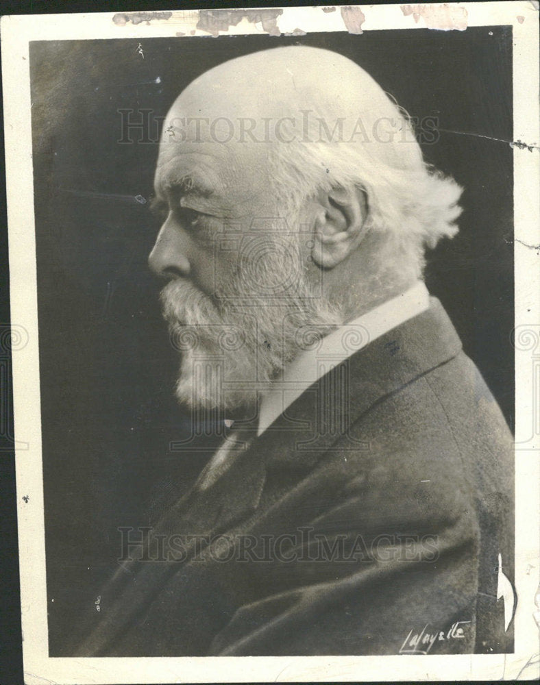 Press Photo Oliver Lodge British Physicist Writer - Historic Images