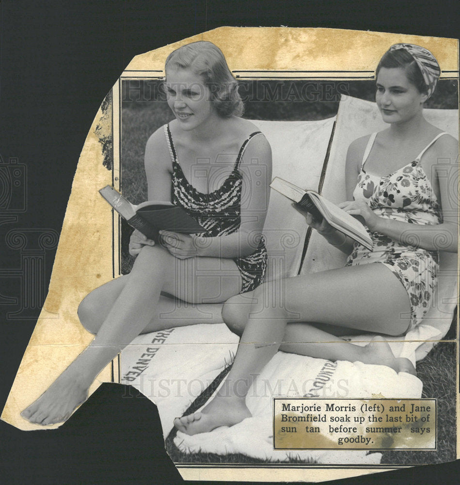 1939 Press Photo Majorie Morris Jnae Bromfield - Historic Images