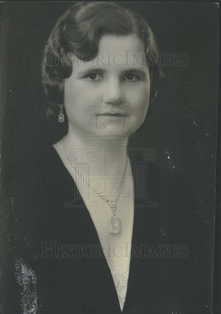 1932 Press Photo Mrs. Leon F. LeBrun Cripple Creek - Historic Images