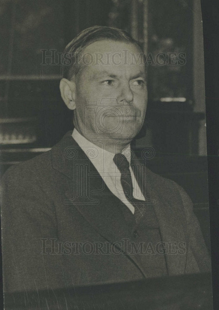 1937 Press Photo Erl Ellis Lawyer Denver Colorado - Historic Images