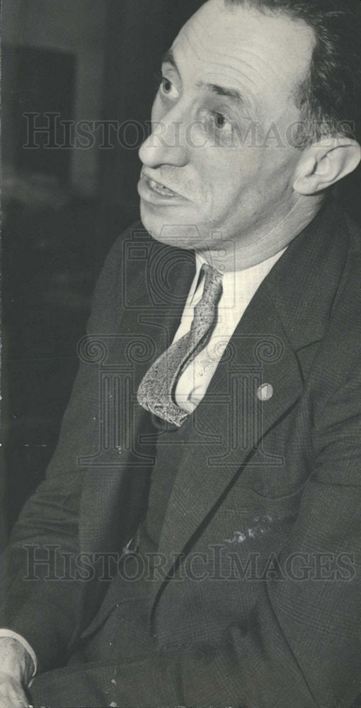 1939 Press Photo Harry Bridges Waterfront Labor - Historic Images