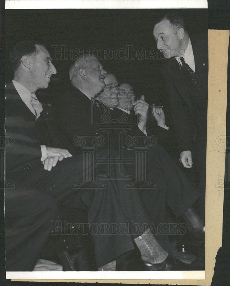 1936 Press Photo Speakers for the evening. - Historic Images