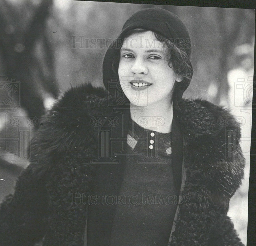 Press Photo Miss Ruth Dickinson - Historic Images