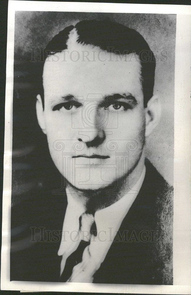 1935 Press Photo Robert Brown Frechette Murder Victim - Historic Images