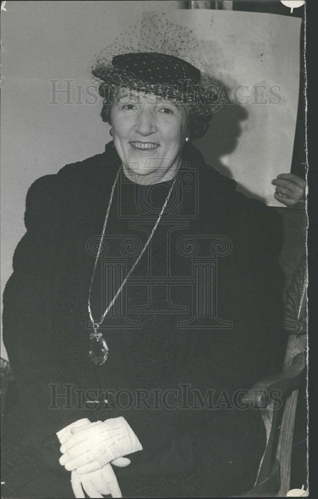 1939 Press Photo Mrs Florence Lamont Hinman - Historic Images