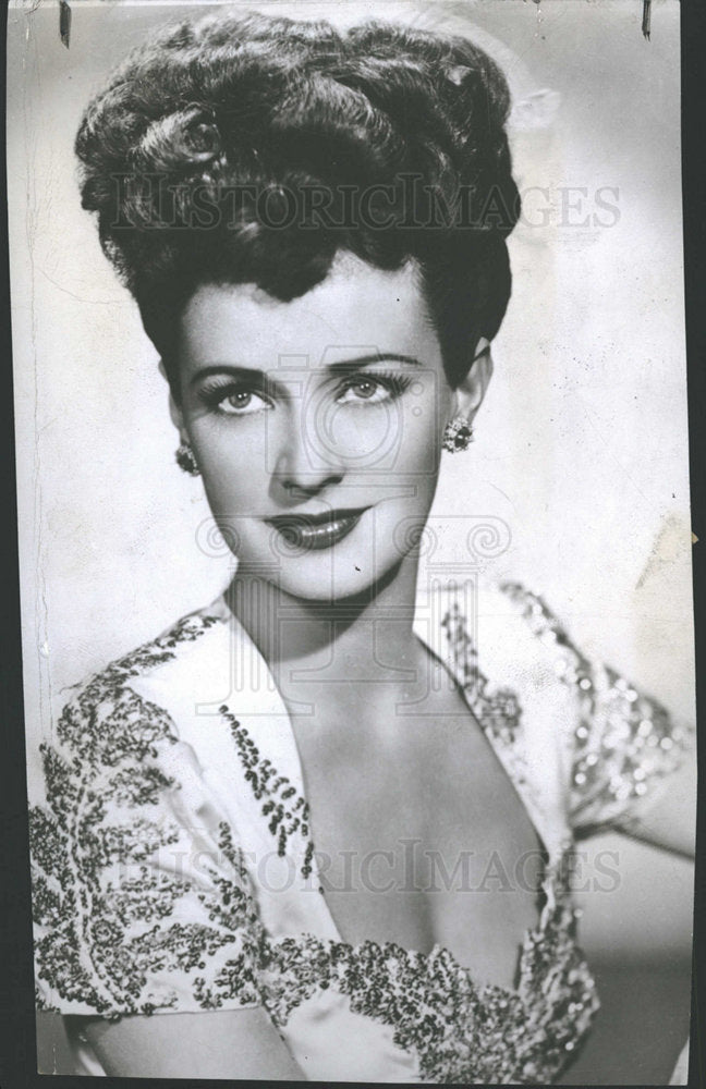Press Photo Singer Jane Froman - Historic Images