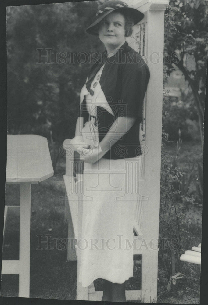 1934 Press Photo Miss Edith Jane Sturgeon - Historic Images