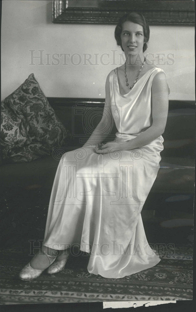 1932 Press Photo Miss Grosvenor Daughter Pres Grosvenor - Historic Images