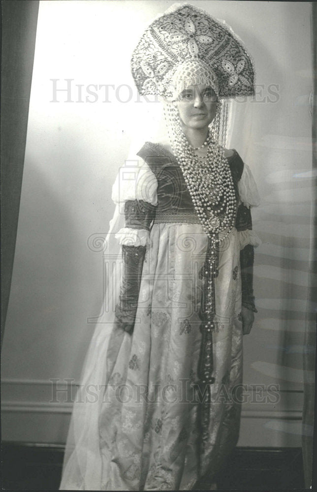 Press Photo Mrs. Grosvenor Bal Boheme Willard Hotel - Historic Images