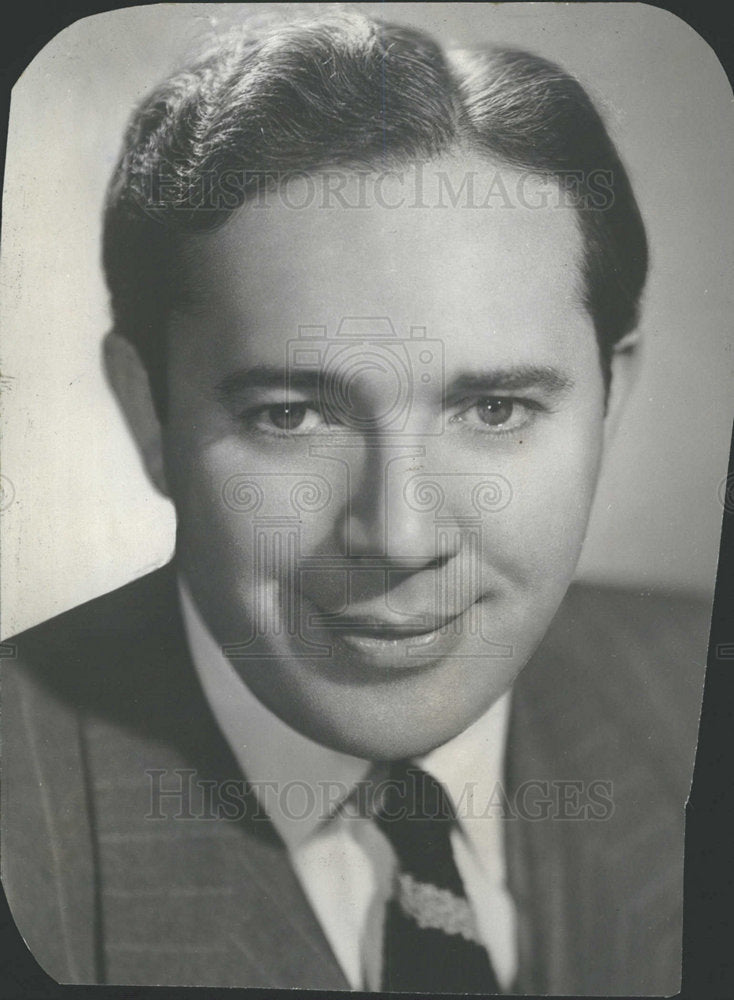 Press Photo Igor Gorin Austrian Baritone Music Teacher - Historic Images