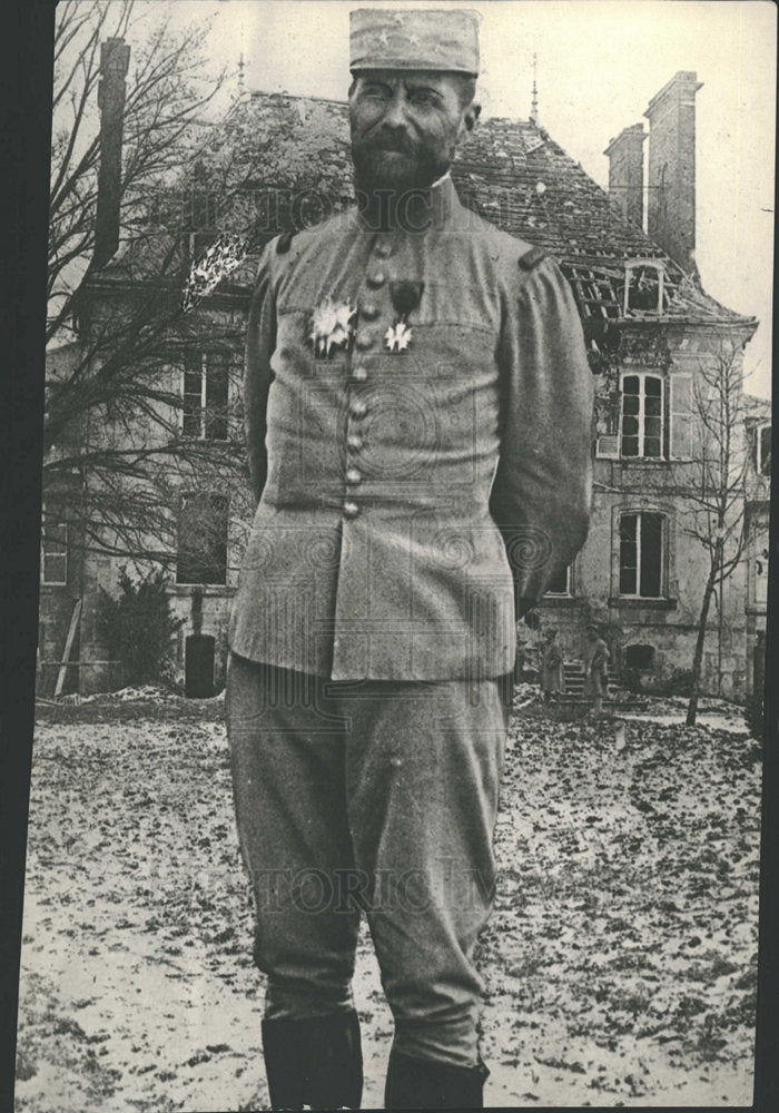 Press Photo Herni Gourad French General Fourth Army - Historic Images