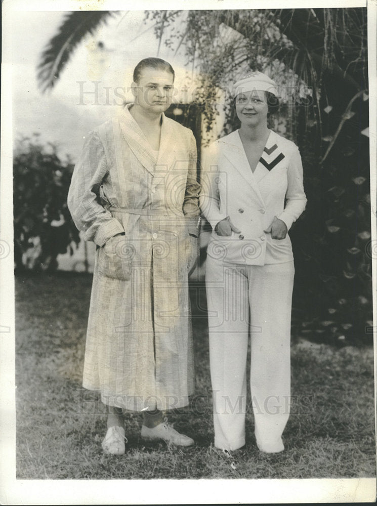 1934 Press Photo Harry Kipke Michigan University Coach - Historic Images