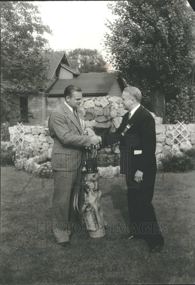 1934 Press Photo Harry Kipke University Michigan Coach  - Historic Images