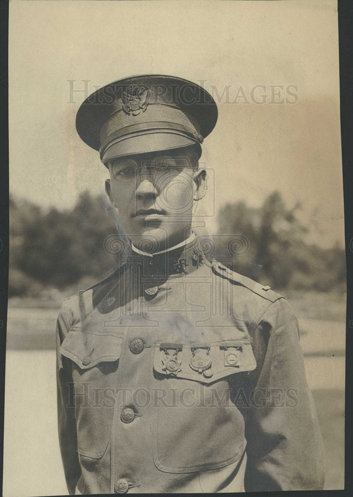 1917 Press Photo Lieut Charles Kunsemiller First Lieut - Historic Images