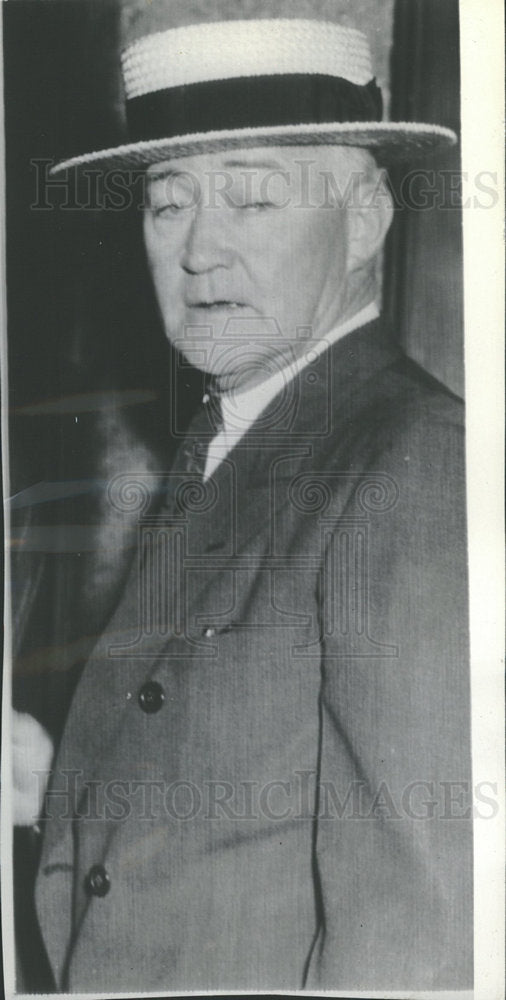 1938 Press Photo District Attorney Thomas Deway James - Historic Images