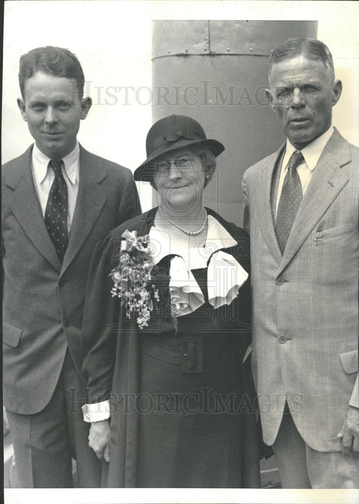 1933 Press Photo William Dodd Professor History - Historic Images