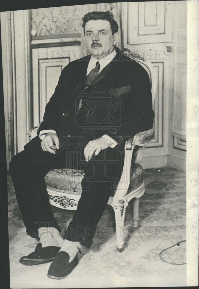 Press Photo Édouard Herriot French Radical politician - Historic Images