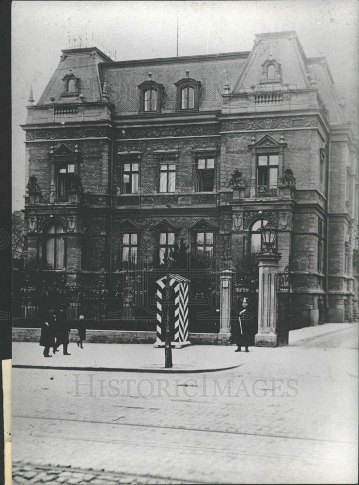 Press Photo Villa Dippe at Langfuhr Germany Prince  - Historic Images