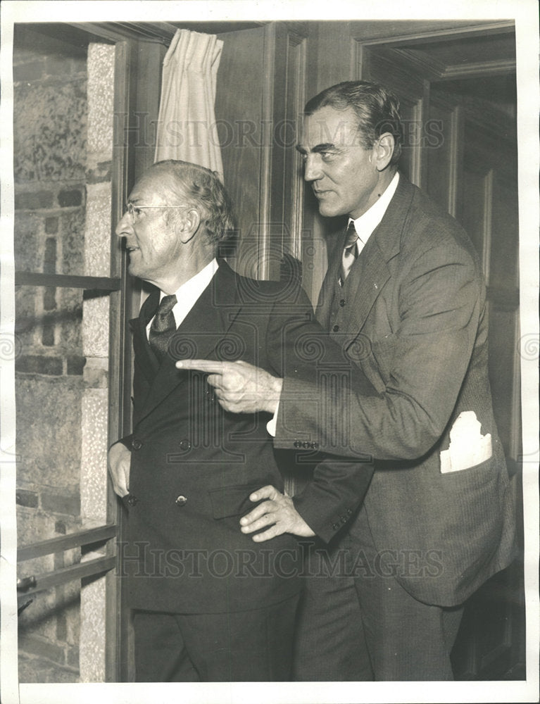 1935 Press Photo Congressman Hamilton Fish Politician - Historic Images