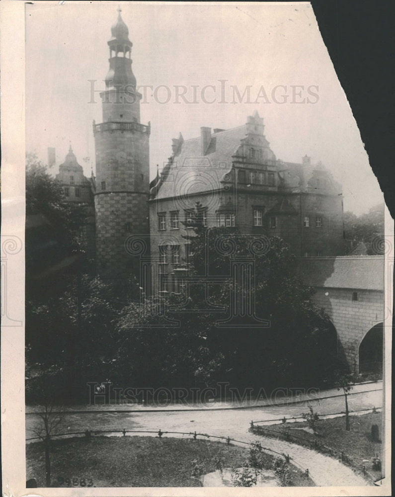 1919 Press Photo Castle of Prince Frederick Wilhelm. - Historic Images