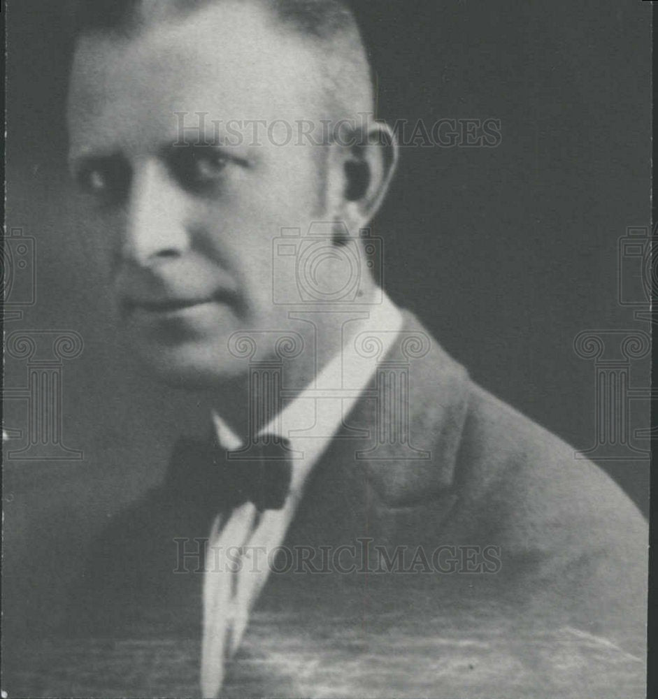 1933 Press Photo L F Le Brum Gold Mines Owner Denver - Historic Images