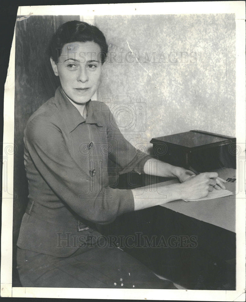 1934 Press Photo Helen Joy Doke Wife Judson Denver - Historic Images