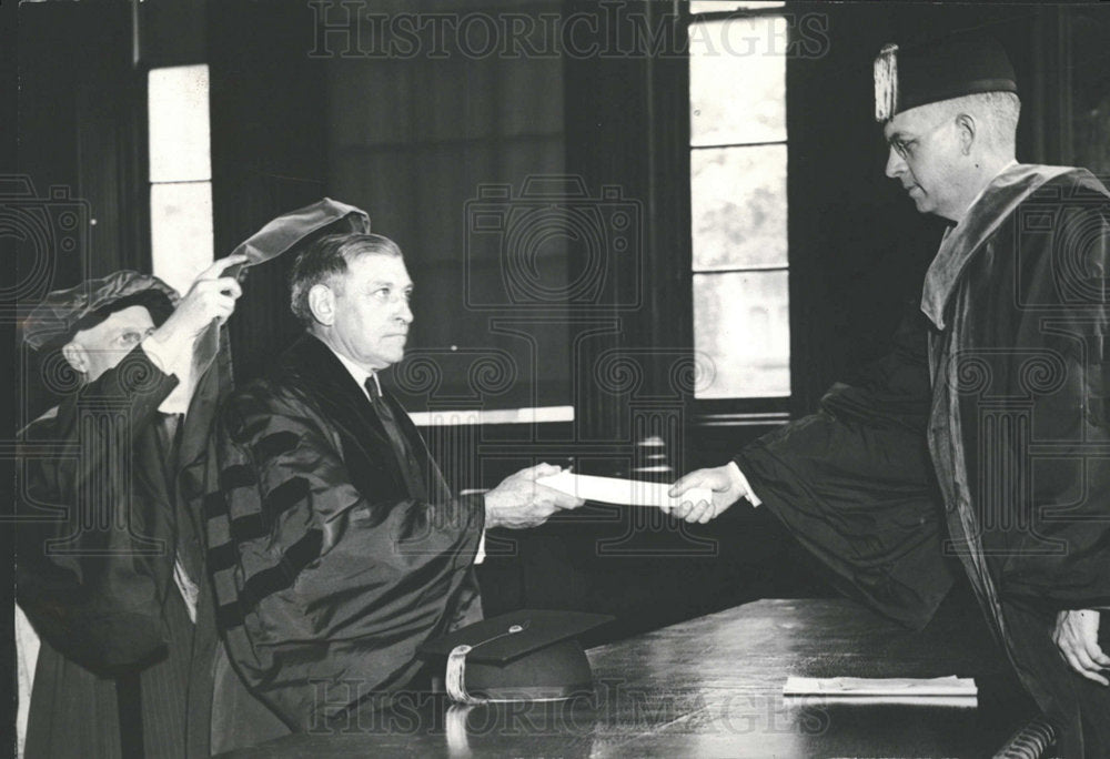 1934 Press Photo Harold Willis Dodds Princeton College  - Historic Images