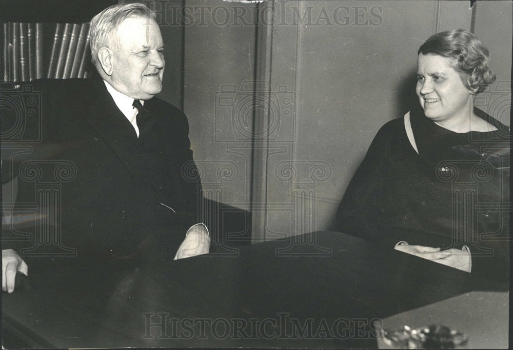 1935 Press Photo Kathrine F.Lenroot Judge - Historic Images