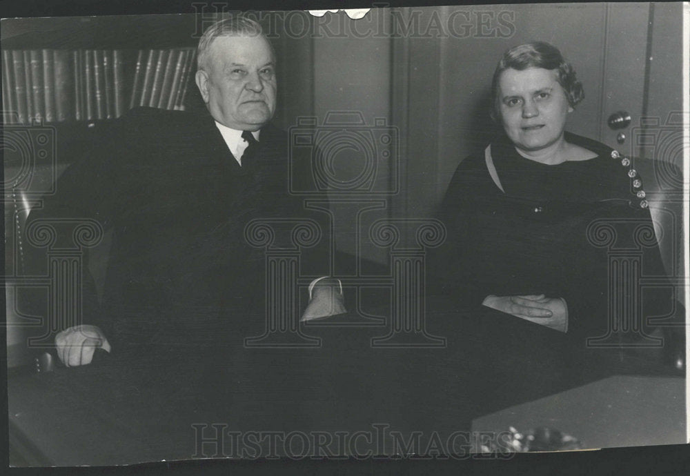 1935 Press Photo Katherine Lenroot Patent Appeal Bureau - Historic Images