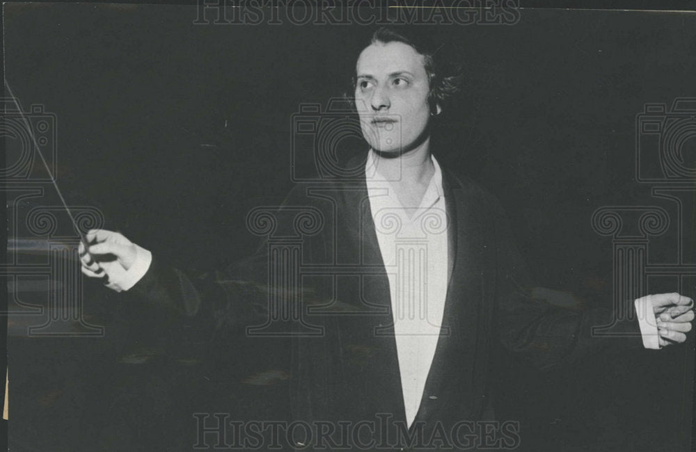 1937 Press Photo Antonia Brico Woman Symphony Director - Historic Images