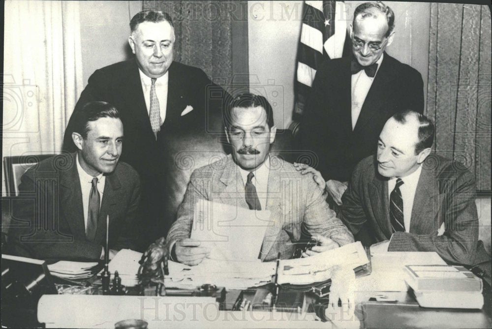 1983 Press Photo W Averell Harriman Governor Politics - Historic Images