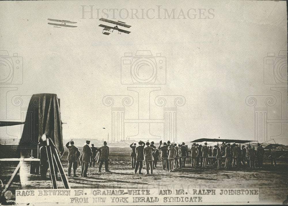 Press Photo Race Grahame White Ralph Johnst - Historic Images