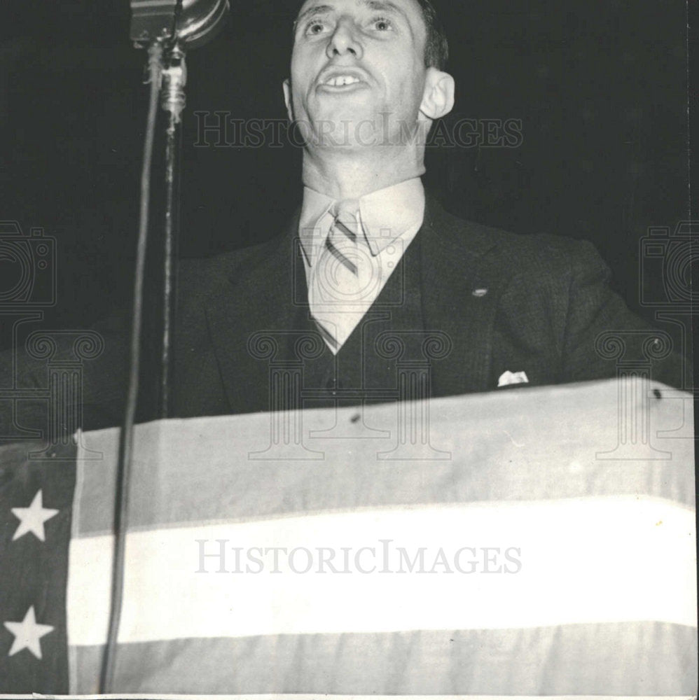 1936 Press Photo Harry Bridges Seamen West Coast Leader - Historic Images