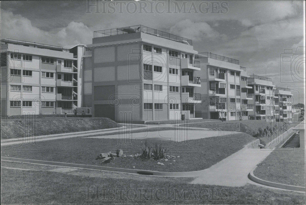 1965 Press Photo Housing Apartments El Salvador - Historic Images