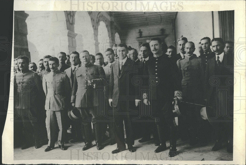 Press Photo group famous people gathered Event Hall  - Historic Images